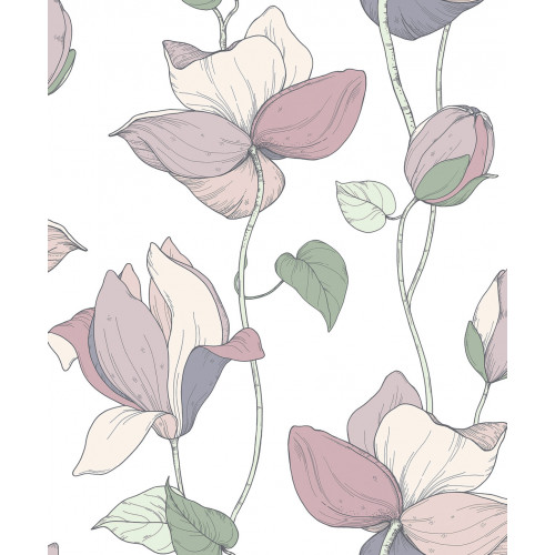 Обои Marburg Flora 47472, 10,05×0,53 м, винил на флизелине