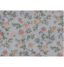 Обои Zambaiti Parati Satin Flowers IV Z66807, 10,05×0,53 м, винил на флизелине