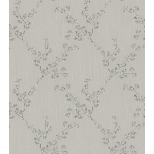 Обои Zambaiti Parati Satin Flowers IV Z66829, 10,05×0,53 м, винил на флизелине