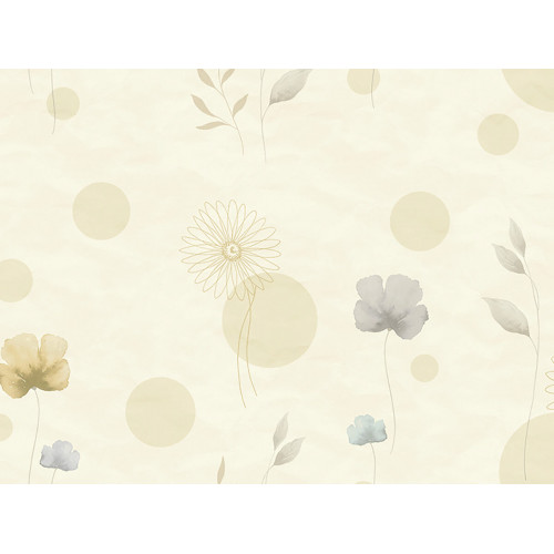 Панно Zambaiti Parati Satin Flowers IV Z66887, 5,10×3,00 м, винил на флизелине