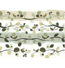 Панно Zambaiti Parati Satin Flowers IV Z66893, 5,10×3,00 м, винил на флизелине